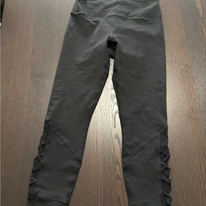 Fabletics Black Leggings with Side Detail